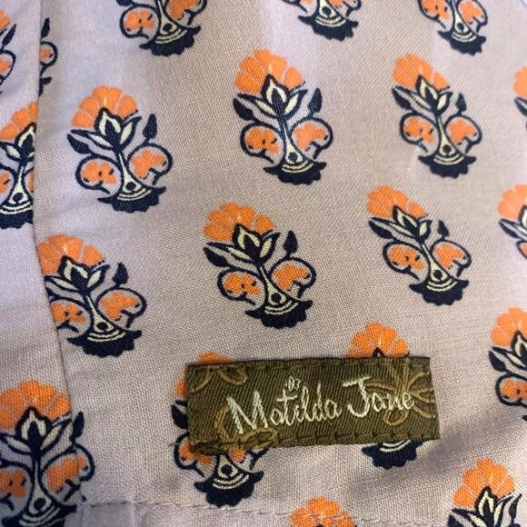 Matilda Jane Top Women's Size Medium Adventure Begins Pleated Fairy Peplum - Picture 5 of 5